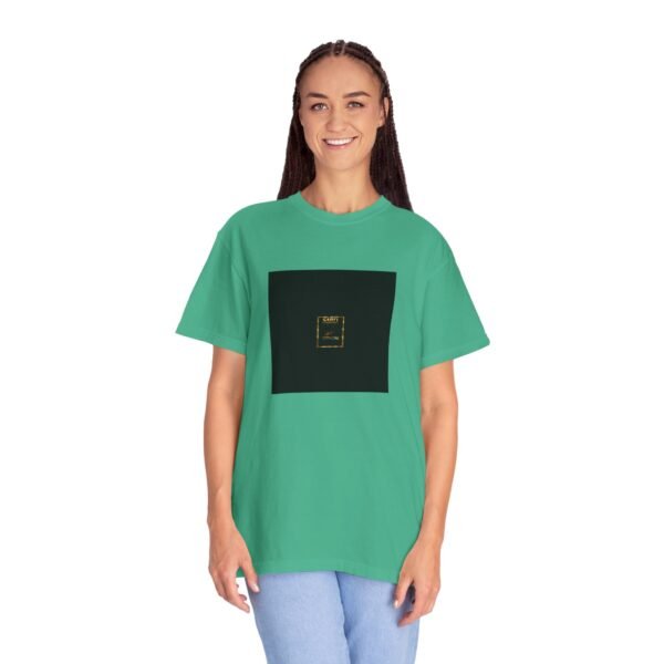 ESSENTIAL Gold Logo Luxury T-Shirt — SARIT Fashions Premium Garment-Dyed Tee