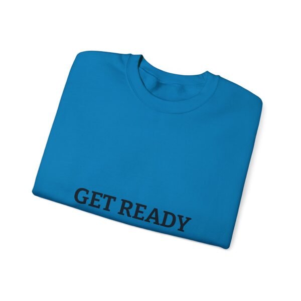 سويت شيرت برقبة دائرية جاهز - سويت شيرت عالي الجودة برسومات مميزة get ready crewneck sweatshirt — high quality graphic crewneck