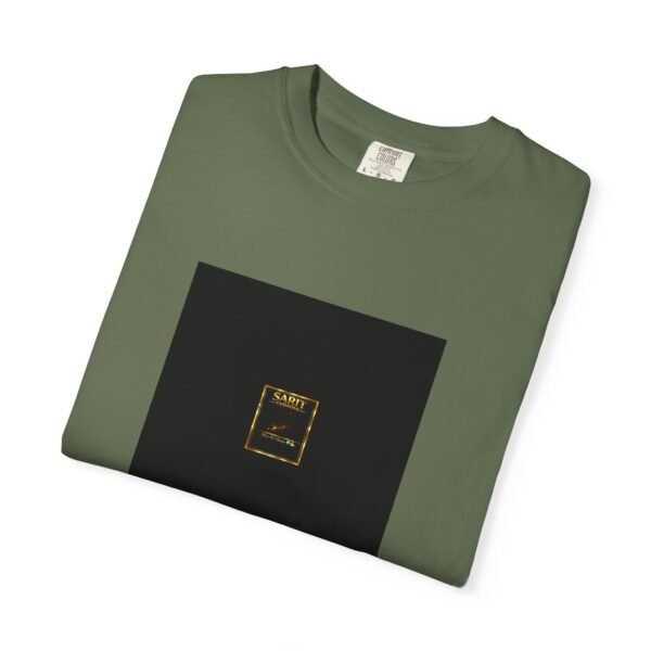 ESSENTIAL Gold Logo Luxury T-Shirt — SARIT Fashions Premium Garment-Dyed Tee