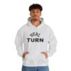high premium real turn hoodie — "my turn to shine" graphic pullover