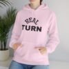 high premium real turn hoodie — "my turn to shine" graphic pullover