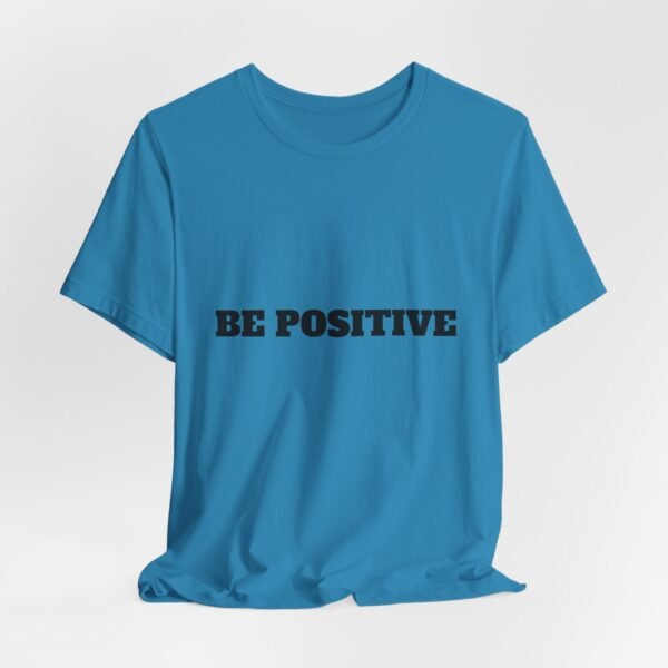 be positive arc premium tee — minimalist inspirational t shirt
