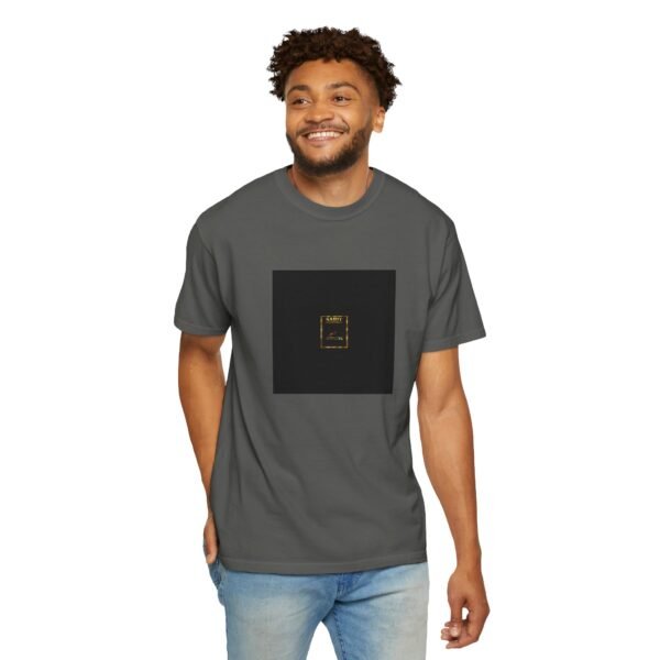 ESSENTIAL Gold Logo Luxury T-Shirt — SARIT Fashions Premium Garment-Dyed Tee