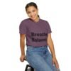تيشيرت يوغا فاخر. تنفس. توازن. كن. high premium breathe. balance. become. yoga t shirt