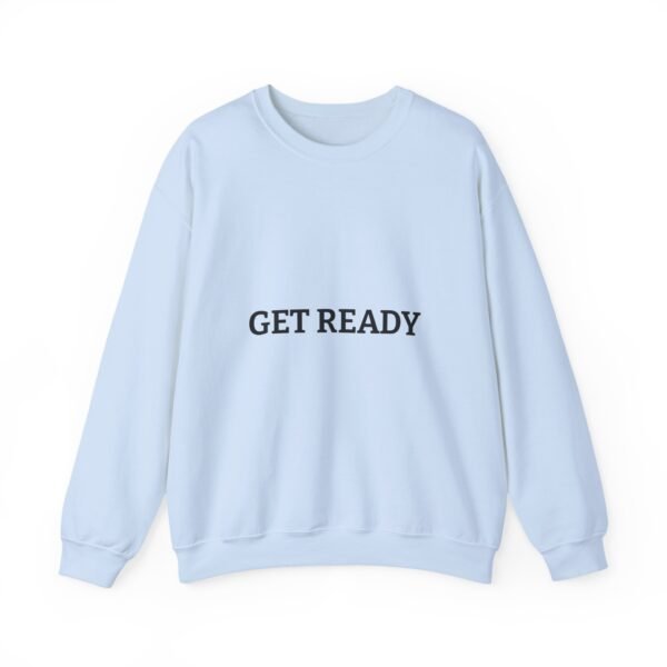سويت شيرت برقبة دائرية جاهز - سويت شيرت عالي الجودة برسومات مميزة get ready crewneck sweatshirt — high quality graphic crewneck