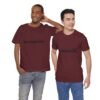 be positive arc premium tee — minimalist inspirational t shirt