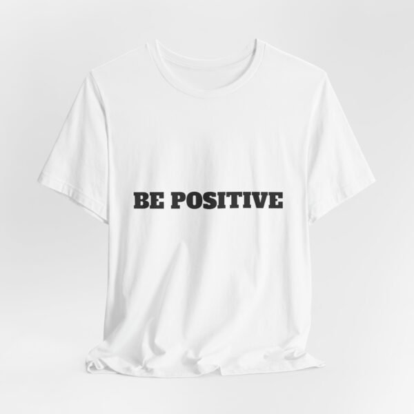 be positive arc premium tee — minimalist inspirational t shirt