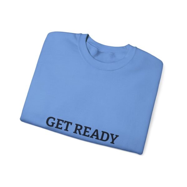سويت شيرت برقبة دائرية جاهز - سويت شيرت عالي الجودة برسومات مميزة get ready crewneck sweatshirt — high quality graphic crewneck
