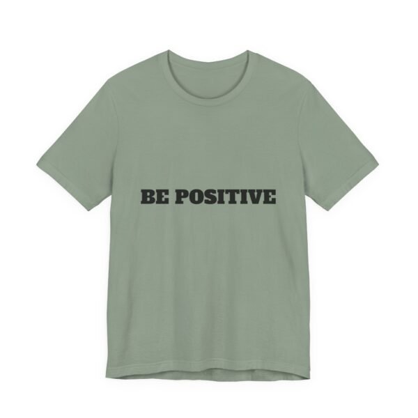 be positive arc premium tee — minimalist inspirational t shirt
