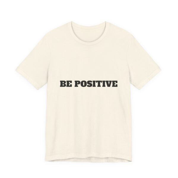 be positive arc premium tee — minimalist inspirational t shirt