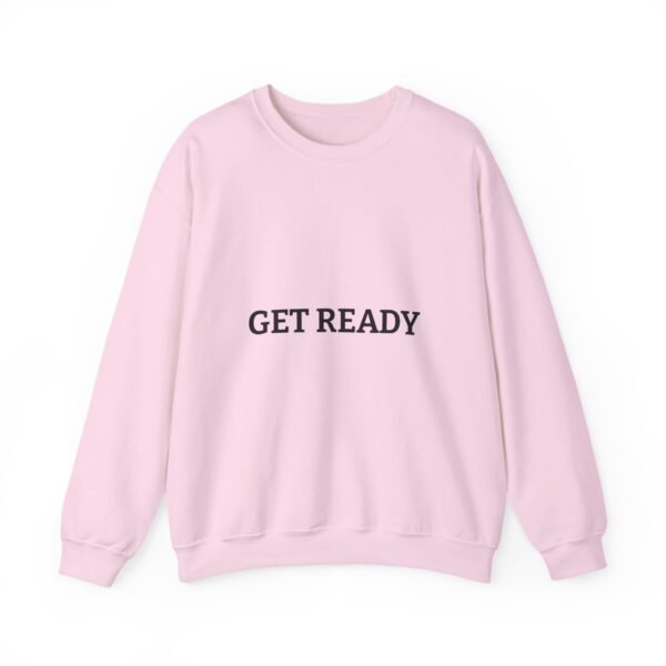 سويت شيرت برقبة دائرية جاهز - سويت شيرت عالي الجودة برسومات مميزة get ready crewneck sweatshirt — high quality graphic crewneck