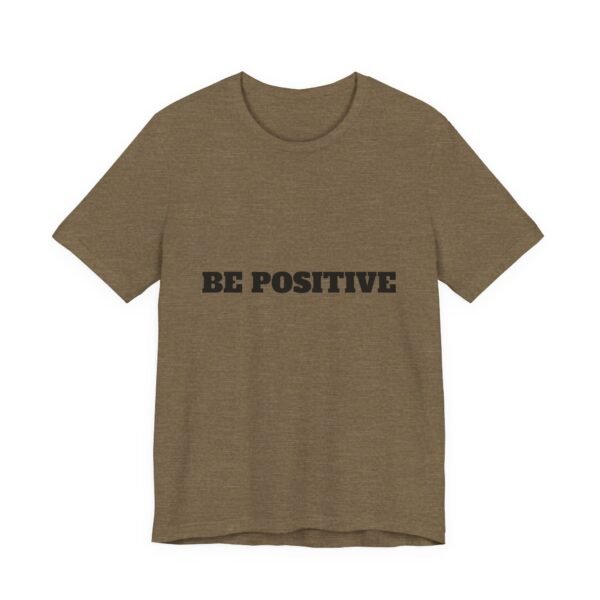 be positive arc premium tee — minimalist inspirational t shirt