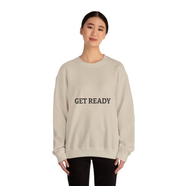 سويت شيرت برقبة دائرية جاهز - سويت شيرت عالي الجودة برسومات مميزة get ready crewneck sweatshirt — high quality graphic crewneck