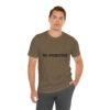 be positive arc premium tee — minimalist inspirational t shirt