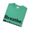 تيشيرت يوغا فاخر. تنفس. توازن. كن. high premium breathe. balance. become. yoga t shirt