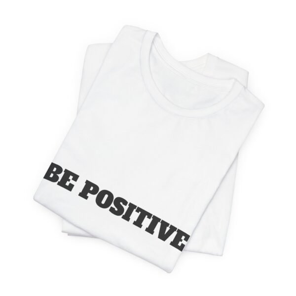 be positive arc premium tee — minimalist inspirational t shirt