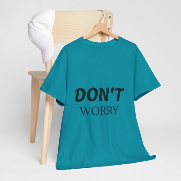لا تقلق، كن سعيدًا، حافظ على لياقتك البدنية (تيشيرت) don't worry be happy keep fit t shirt