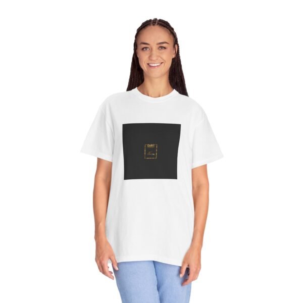 ESSENTIAL Gold Logo Luxury T-Shirt — SARIT Fashions Premium Garment-Dyed Tee