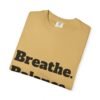 تيشيرت يوغا فاخر. تنفس. توازن. كن. high premium breathe. balance. become. yoga t shirt
