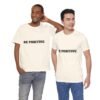 be positive arc premium tee — minimalist inspirational t shirt