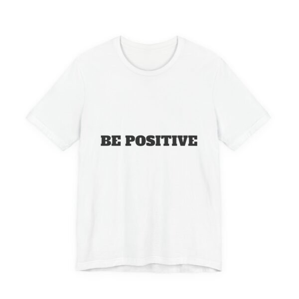 be positive arc premium tee — minimalist inspirational t shirt