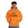 high premium real turn hoodie — "my turn to shine" graphic pullover