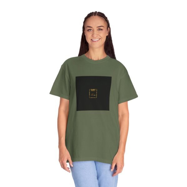 ESSENTIAL Gold Logo Luxury T-Shirt — SARIT Fashions Premium Garment-Dyed Tee