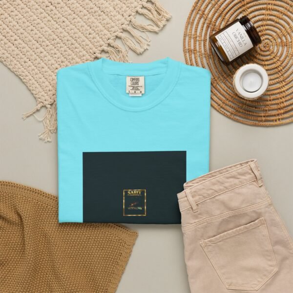 ESSENTIAL Gold Logo Luxury T-Shirt — SARIT Fashions Premium Garment-Dyed Tee