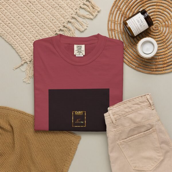 ESSENTIAL Gold Logo Luxury T-Shirt — SARIT Fashions Premium Garment-Dyed Tee