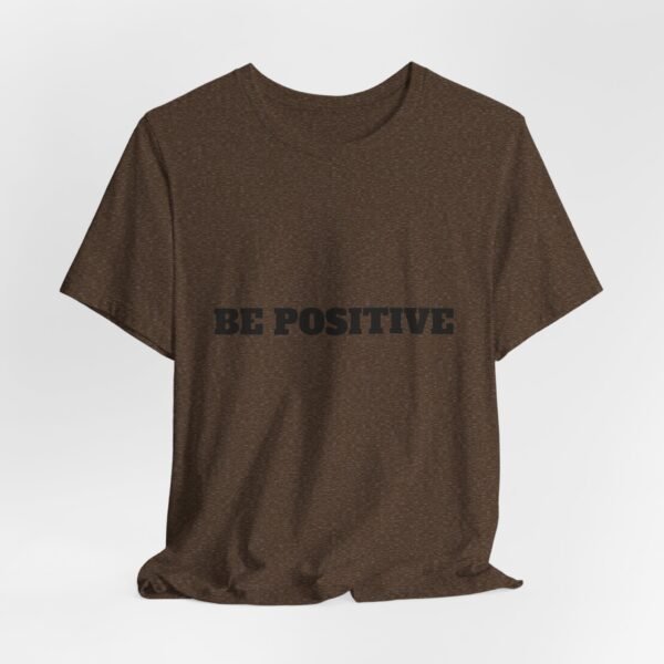 be positive arc premium tee — minimalist inspirational t shirt