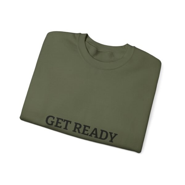 سويت شيرت برقبة دائرية جاهز - سويت شيرت عالي الجودة برسومات مميزة get ready crewneck sweatshirt — high quality graphic crewneck