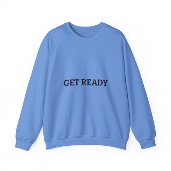 سويت شيرت برقبة دائرية جاهز - سويت شيرت عالي الجودة برسومات مميزة get ready crewneck sweatshirt — high quality graphic crewneck