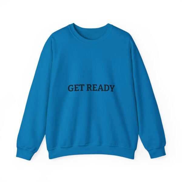 سويت شيرت برقبة دائرية جاهز - سويت شيرت عالي الجودة برسومات مميزة get ready crewneck sweatshirt — high quality graphic crewneck