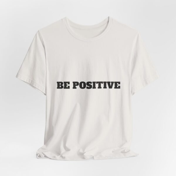 be positive arc premium tee — minimalist inspirational t shirt