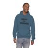 high premium quality wear the change hoodie — inspirational graphic pullover for activists & eco advocates