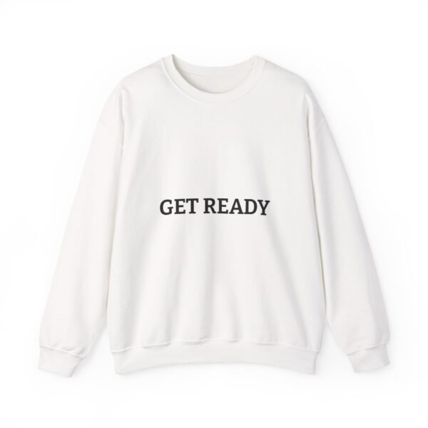 سويت شيرت برقبة دائرية جاهز - سويت شيرت عالي الجودة برسومات مميزة get ready crewneck sweatshirt — high quality graphic crewneck