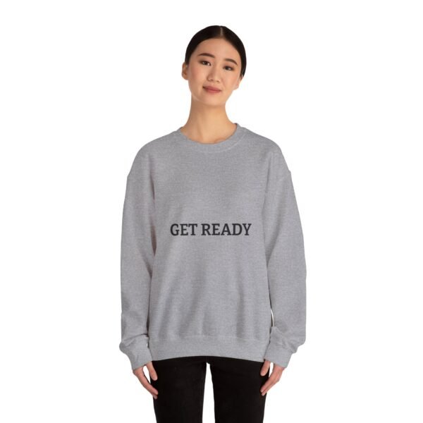 سويت شيرت برقبة دائرية جاهز - سويت شيرت عالي الجودة برسومات مميزة get ready crewneck sweatshirt — high quality graphic crewneck