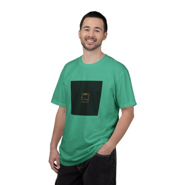 ESSENTIAL Gold Logo Luxury T-Shirt — SARIT Fashions Premium Garment-Dyed Tee