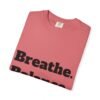 تيشيرت يوغا فاخر. تنفس. توازن. كن. high premium breathe. balance. become. yoga t shirt