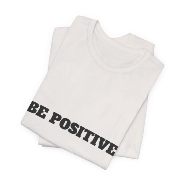 be positive arc premium tee — minimalist inspirational t shirt