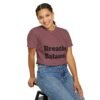 تيشيرت يوغا فاخر. تنفس. توازن. كن. high premium breathe. balance. become. yoga t shirt