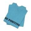 be positive arc premium tee — minimalist inspirational t shirt