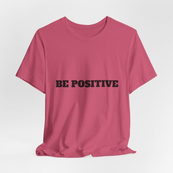 be positive arc premium tee — minimalist inspirational t shirt