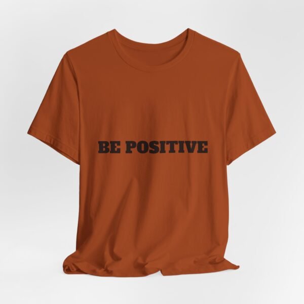 be positive arc premium tee — minimalist inspirational t shirt