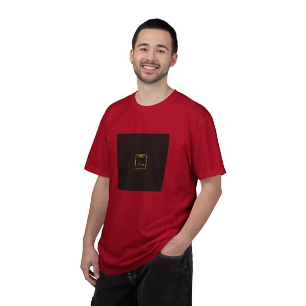 ESSENTIAL Gold Logo Luxury T-Shirt — SARIT Fashions Premium Garment-Dyed Tee