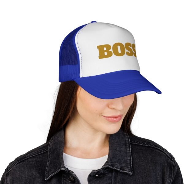 Boss Trucker Cap — "premium" Face Design