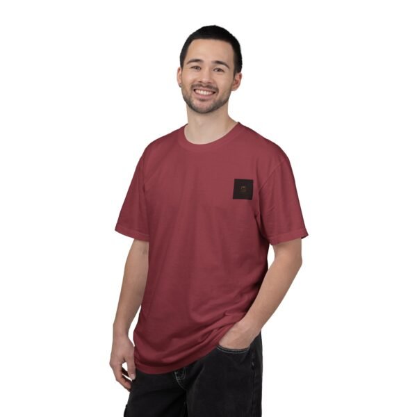 ESSENTIAL Gold Logo Luxury T-Shirt — SARIT Fashions Garment-Dyed Tee
