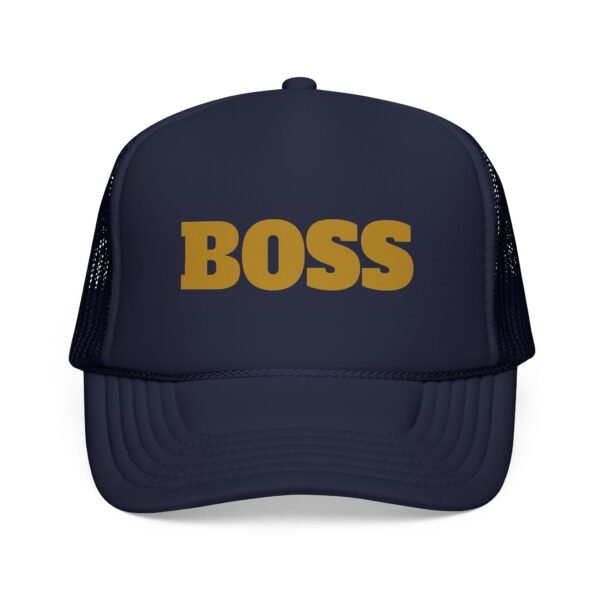 Boss Trucker Cap — "premium" Face Design