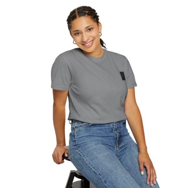 ESSENTIAL Gold Logo Luxury T-Shirt — SARIT Fashions Garment-Dyed Tee