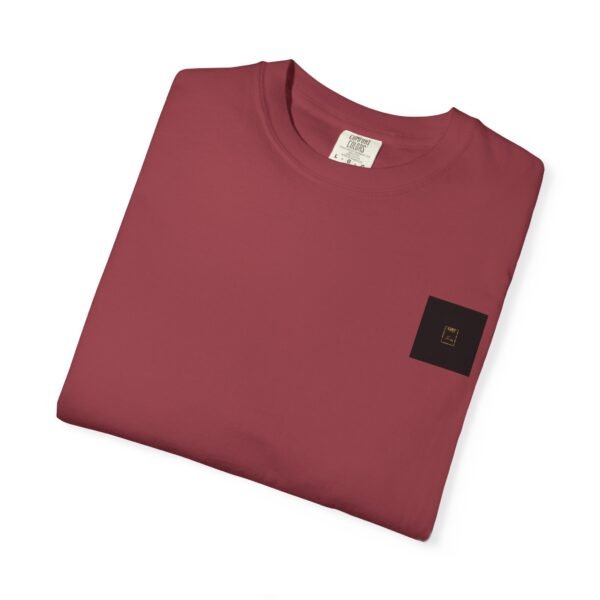 ESSENTIAL Gold Logo Luxury T-Shirt — SARIT Fashions Garment-Dyed Tee